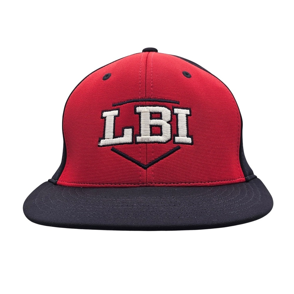 LBI Swarm Florida Travel Baseball Hat Richardson PTS20 Flexfit Navy Redβ SM-MD